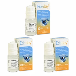 Ededay Sterile Hypertonic Ophthalmic Solution, 3x10 ml, NTC