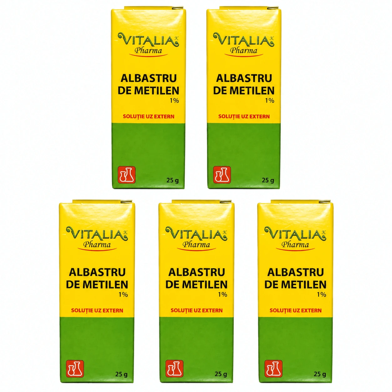 Methylene Blue 1%, 5x25 g, Vitalia