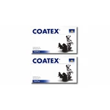Coatex, 2x60 capsules, voedingssupplement voor honden en katten, voor een gezonde huid en vacht, VetPlus