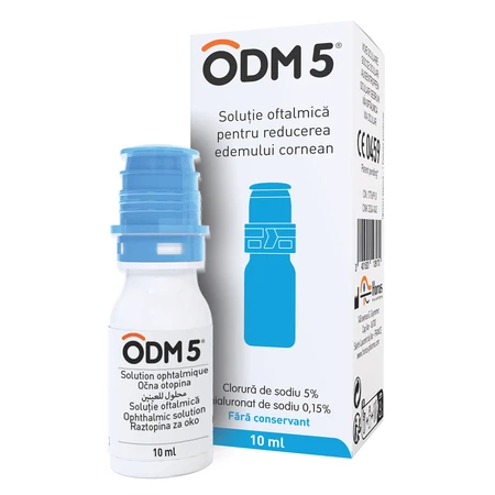 ODM 5, 2x10 ml, Ophthalmic solution for reducing corneal edema, Horus Pharma 