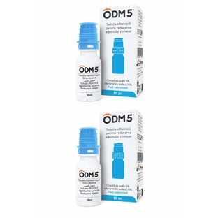 ODM 5, 2 x 10 ml, solution ophtalmique destinée à réduire l'œdème cornéen, Horus Pharma 