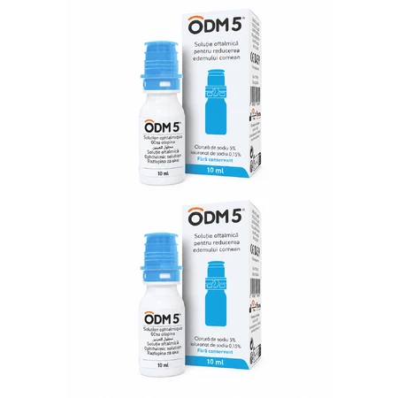 ODM 5, 2x10 ml, Ophthalmic solution for reducing corneal edema, Horus Pharma 