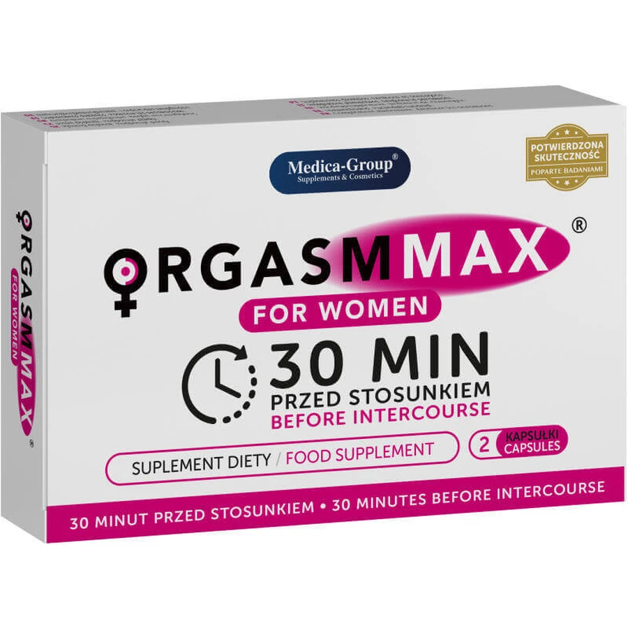 Orgasm Max for women, 3x2 capsules, Medica-Group