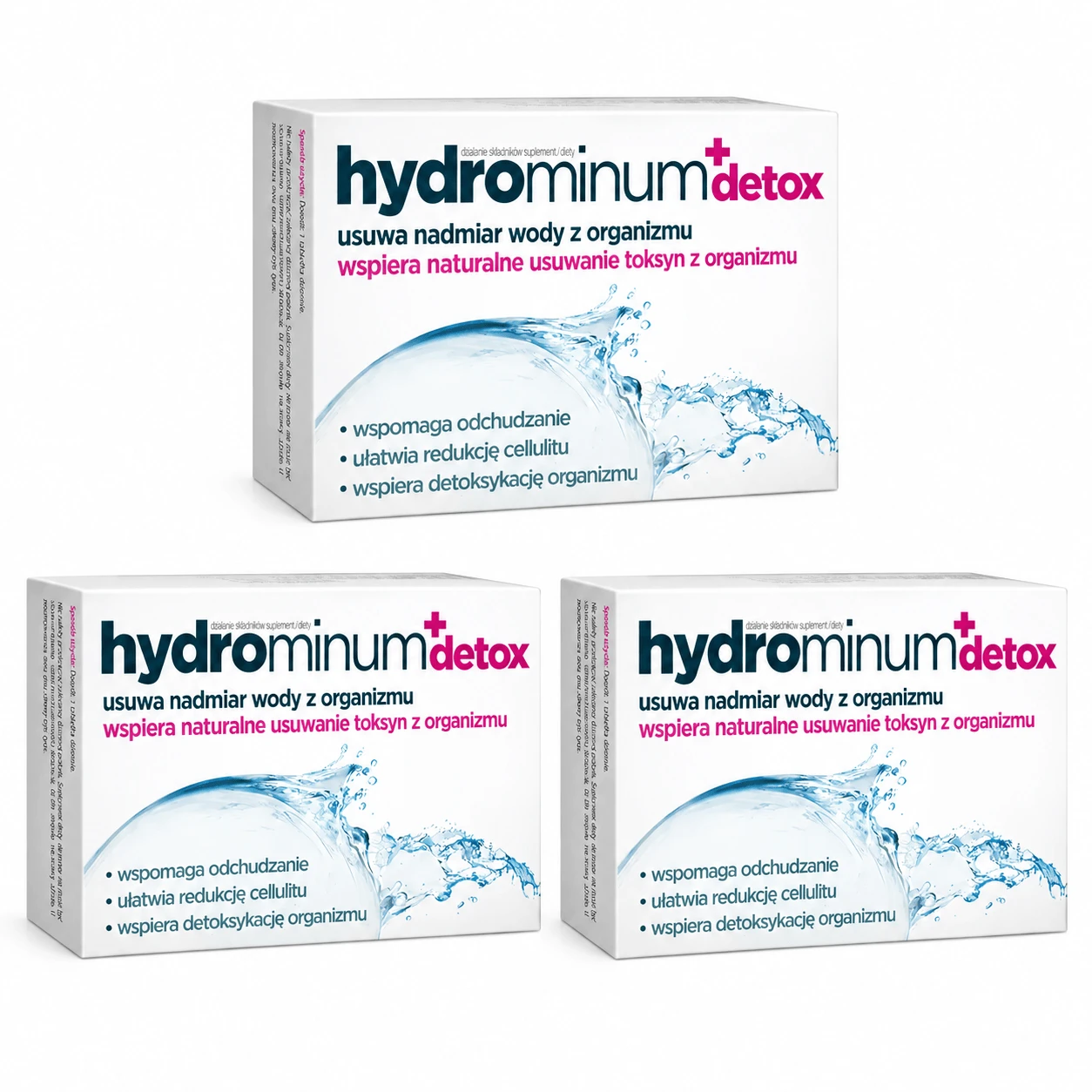 Hydrominum + Detox, 3x30 tablets