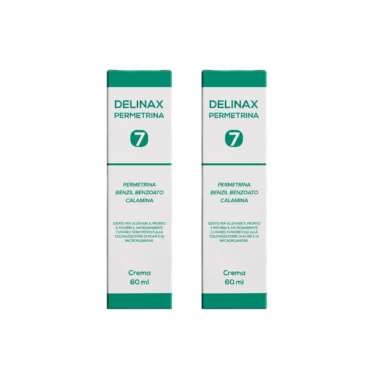 Delinax Permethrin 7 Cream, 2 x 60 ml
