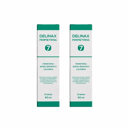 Delinax Permethrin 7 Creme, 2 x 60 ml
