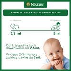 Möller's My First Omega-3 Fish Oil, over 4 weeks, 3x250 ml