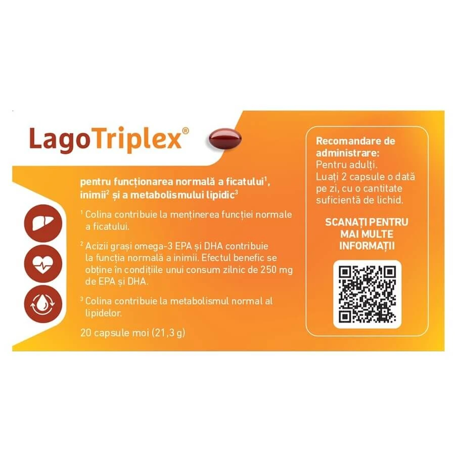 LagoTriplex, 20 capsule moi, Worwag Pharma