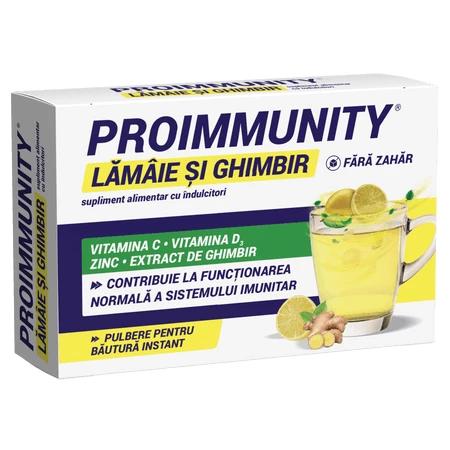 Proimmunity, Lemon and Ginger, 8 sachets, Fiterman Pharma