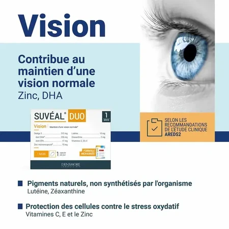 Suveal Duo, 30 gélules molles, Densmore Laboratoires