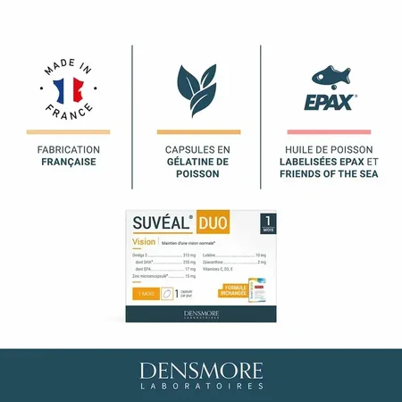 Suveal Duo, 30 gélules molles, Densmore Laboratoires