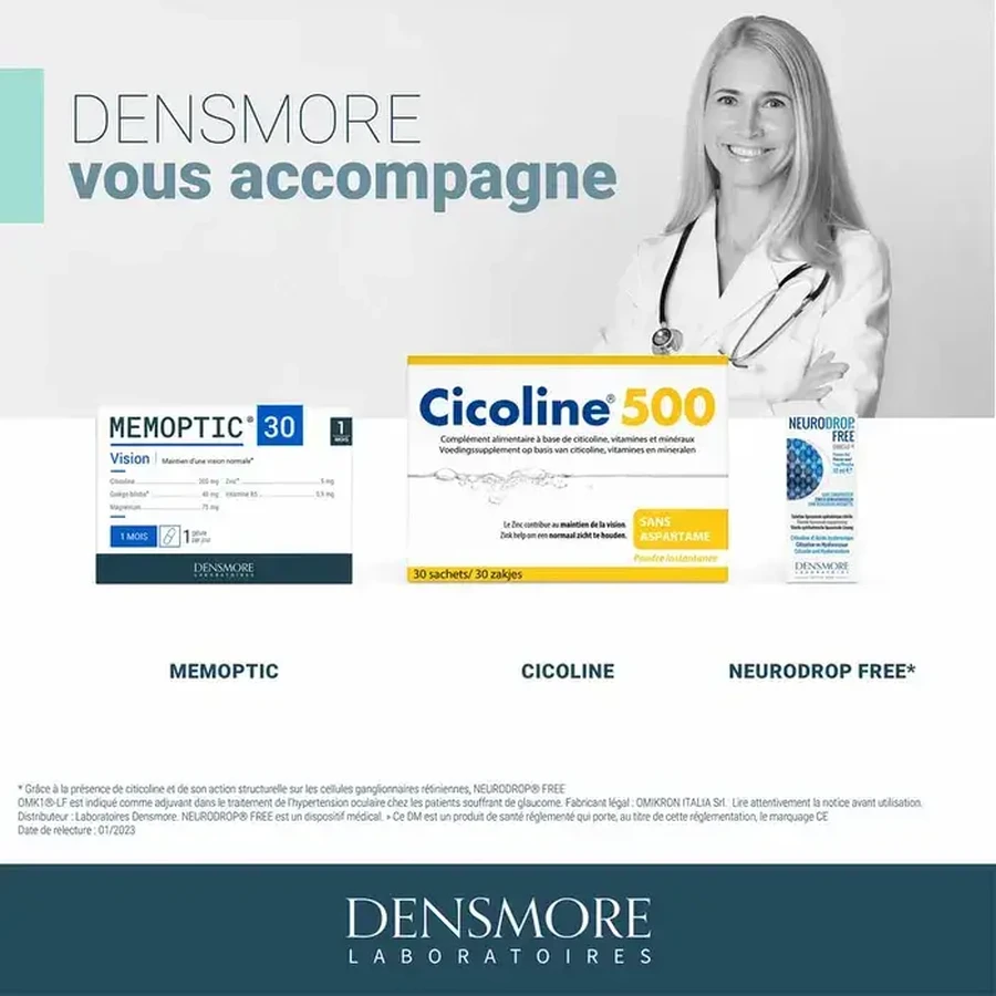 Memoptic, 30 deelbare tabletten, Densmore Laboratoires