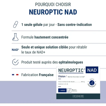 Neuroptic NAD, 30 capsule vegetale, Densmore Laboratoires