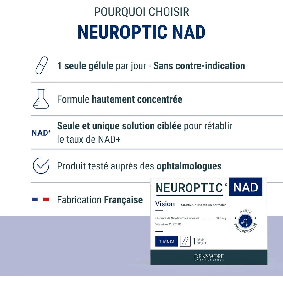 Neuroptic NAD, 30 capsule vegetale, Densmore Laboratoires