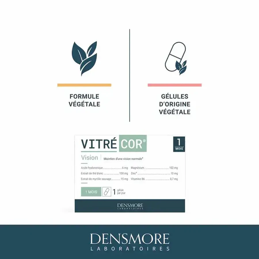 Vitrecor, 30 cápsulas vegetarianas, Densmore Laboratoires