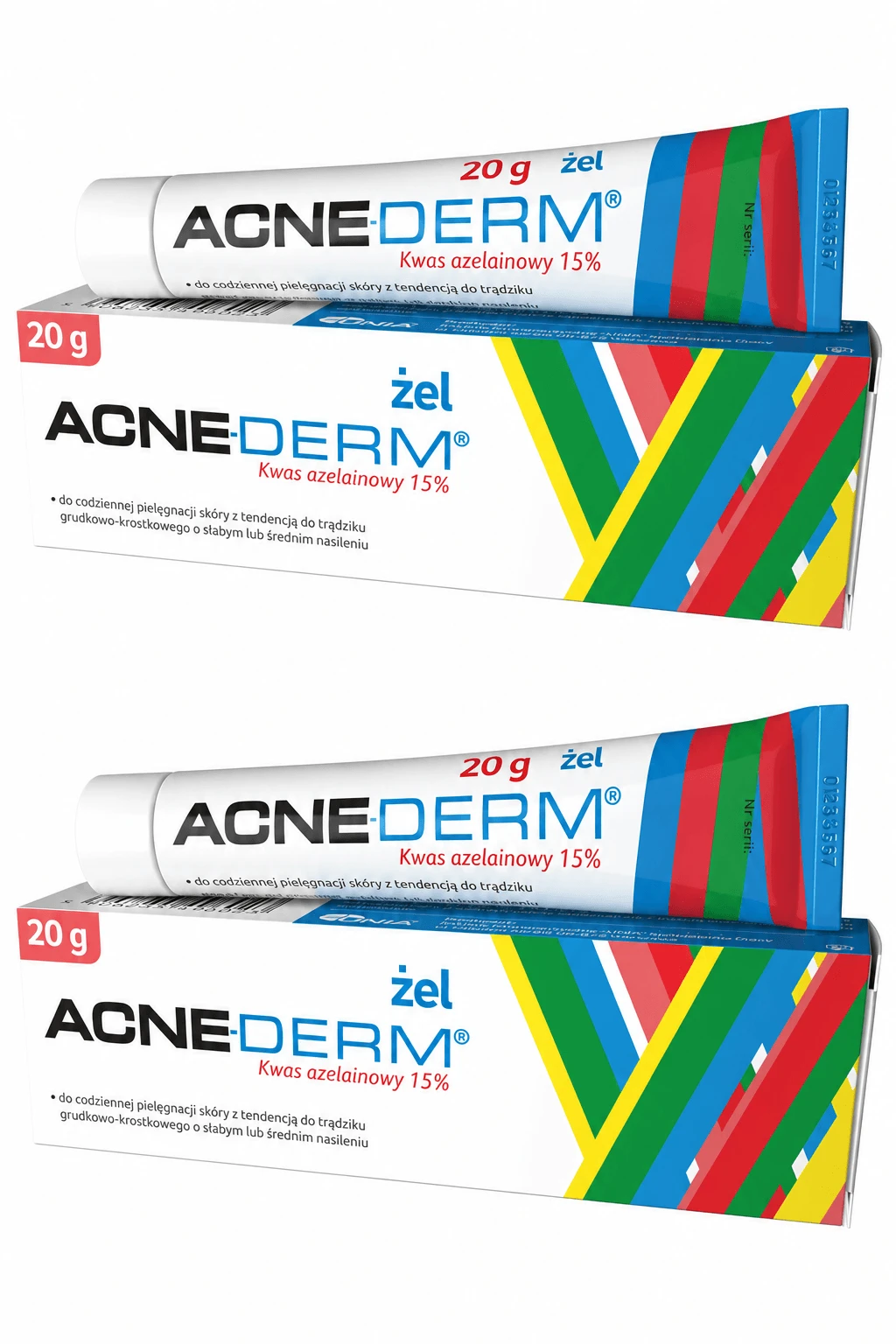 Acne-Derm anti-acne gel, 15% azelaic acid, 2x20 g