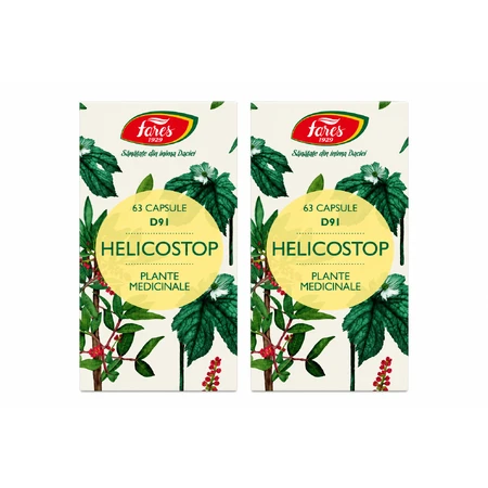 Helicostop, D91, 2x63 cápsulas, Fares