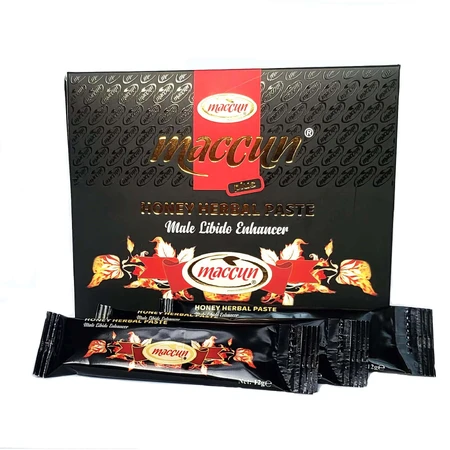 Pastă de miere pentru potență Afrodisiac Herbal, 2x12 plicuri x 12 g, Maccun