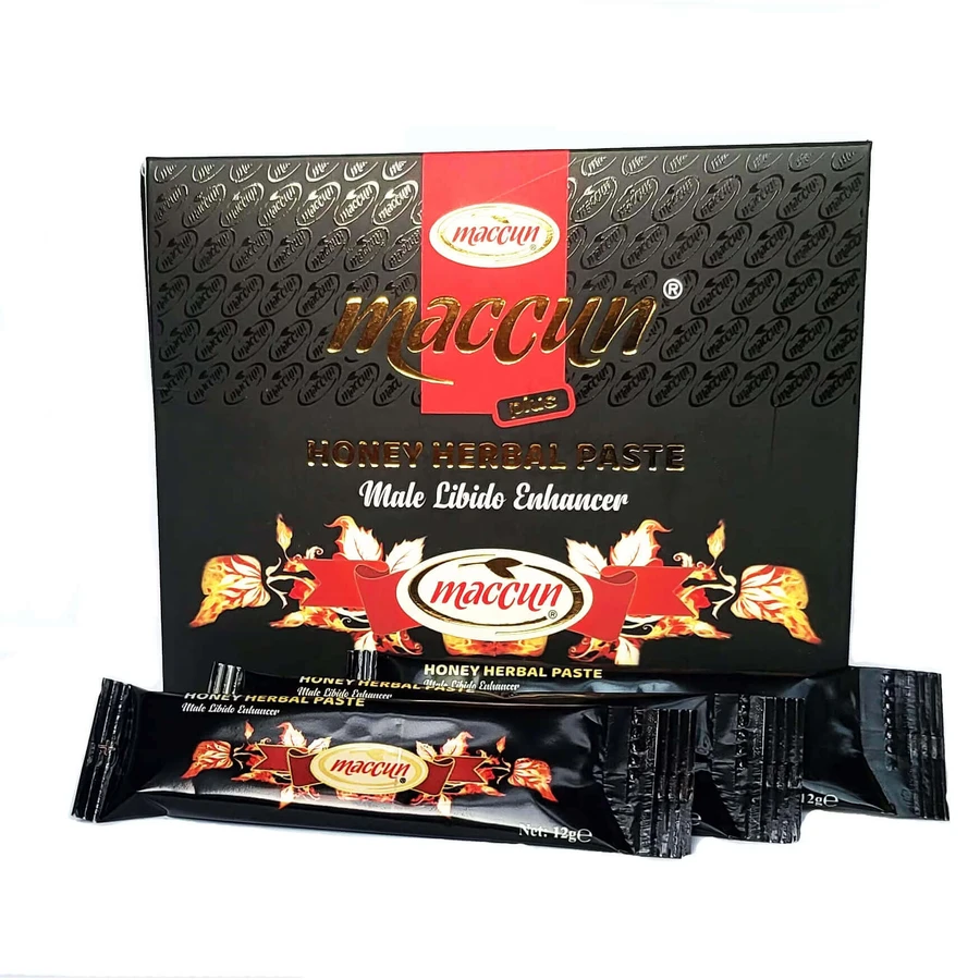 Pastă de miere pentru potență Afrodisiac Herbal, 2x12 plicuri x 12 g, Maccun