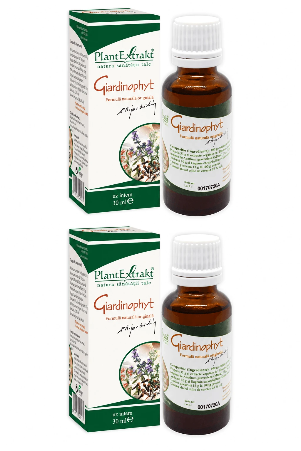 Giardinophyt, 2x30 ml, Plant Extrakt