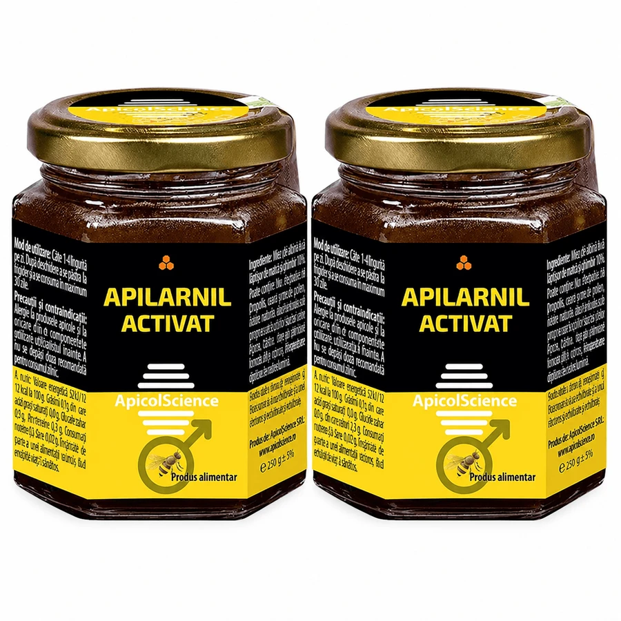 Apilarnil Activat, 2x225 g, ApicolScience 