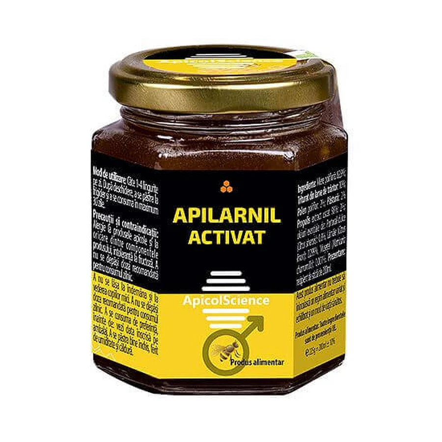 Apilarnil Activat, 2x225 g, ApicolScience 