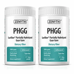 Fibre alimentare prebiotice PHGG, 2x150 g, Zenyth