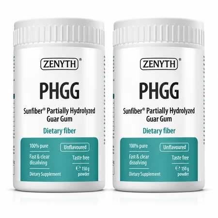 Fibre alimentare prebiotice PHGG, 2x150 g, Zenyth
