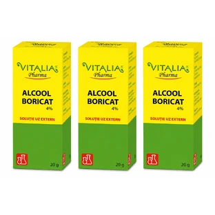 Boric acid solution 4 %, 3x20 g, Vitalia