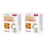 Propolis + Vitamina C, 2x30 tablete, Parapharm