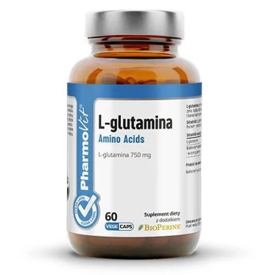 Pharmovit L-Glutamine, 60 capsules