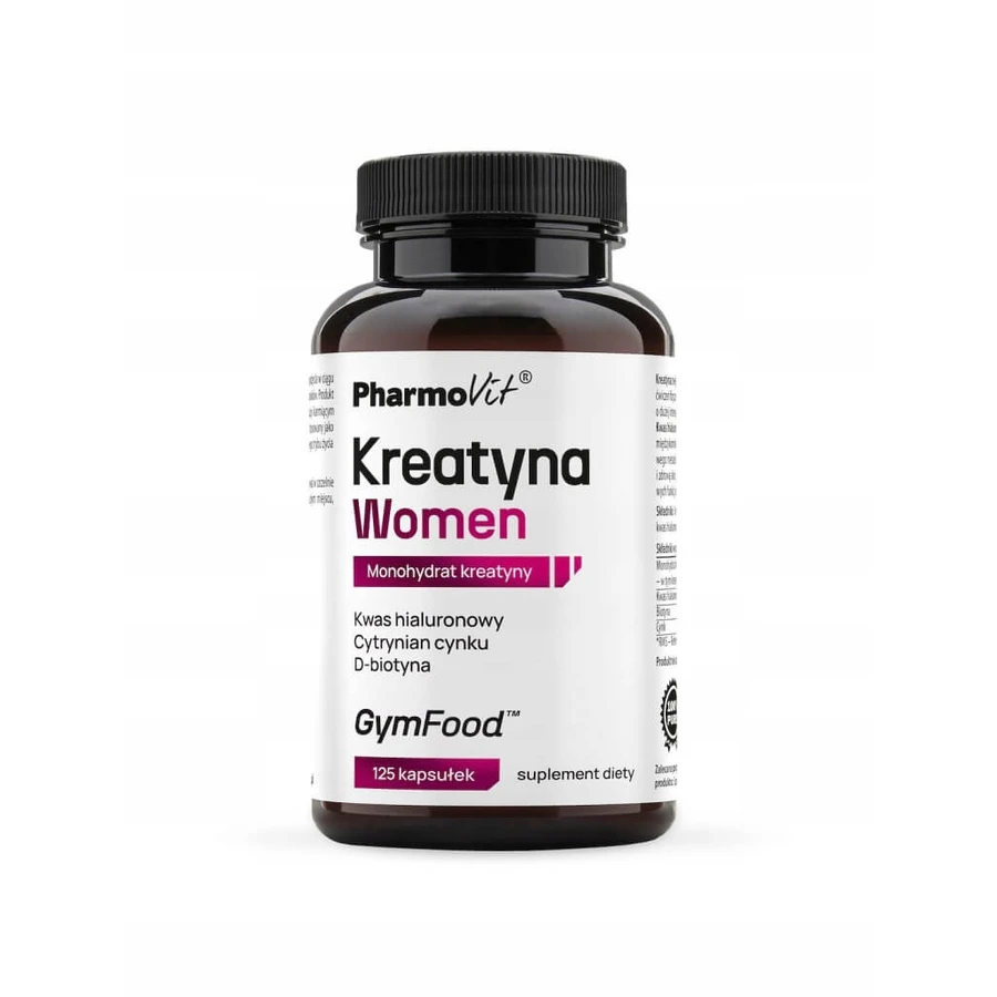 Pharmovit Monohidrato de creatina para mujeres – 125 cápsulas