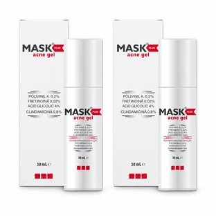 Mask Plus Acne Gel, 2x30 ml, Solartium