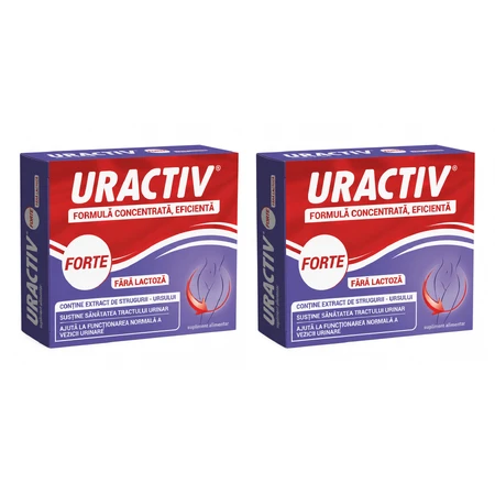 Packung Uractiv Forte laktosefrei, 2x36 Kapseln, Terapia