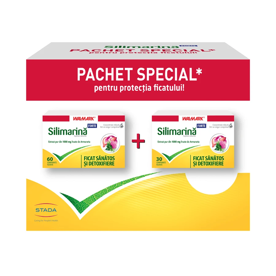 Silimarin Forte Packung, 2x90 Tabletten, Walmark
