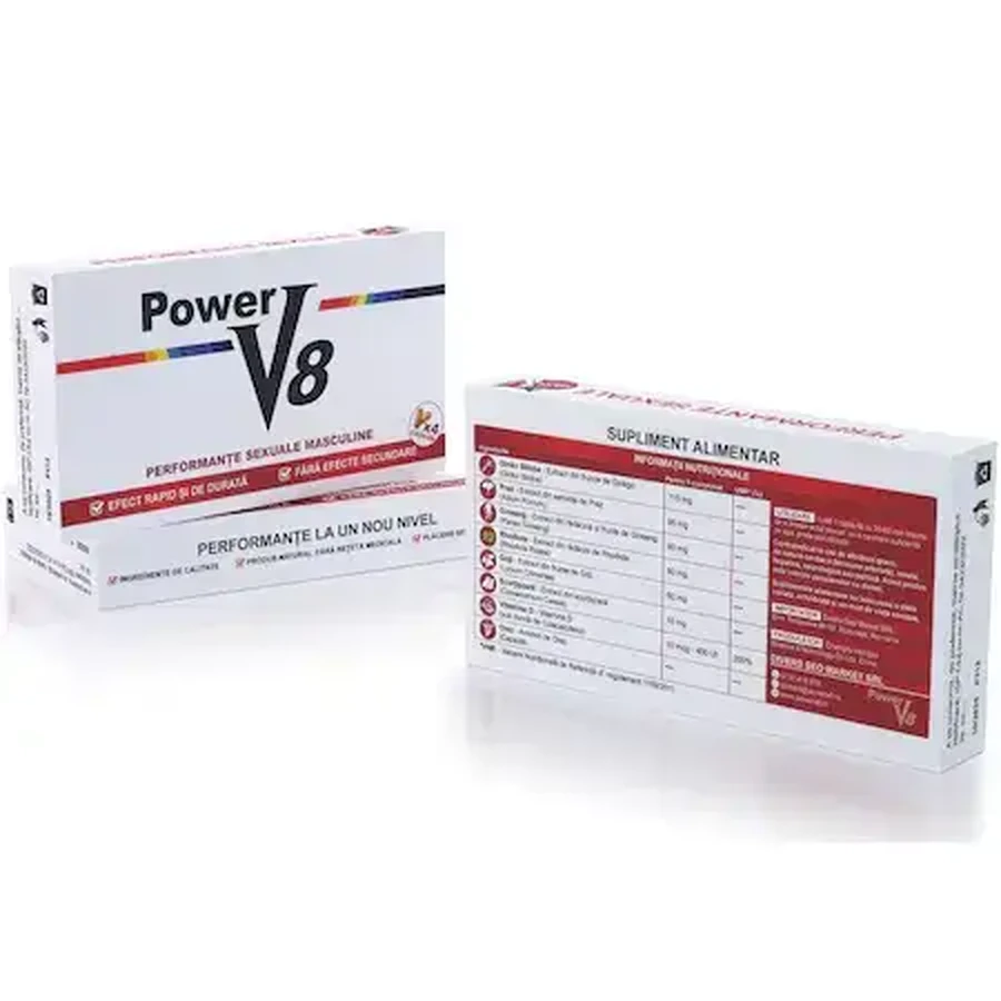 Power V8, 2x4 kapsułki, Divers Seo Market: ceny i cechy