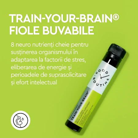 Train-Your-Brain, 9 vials 25 ml, Good Routine SECOM