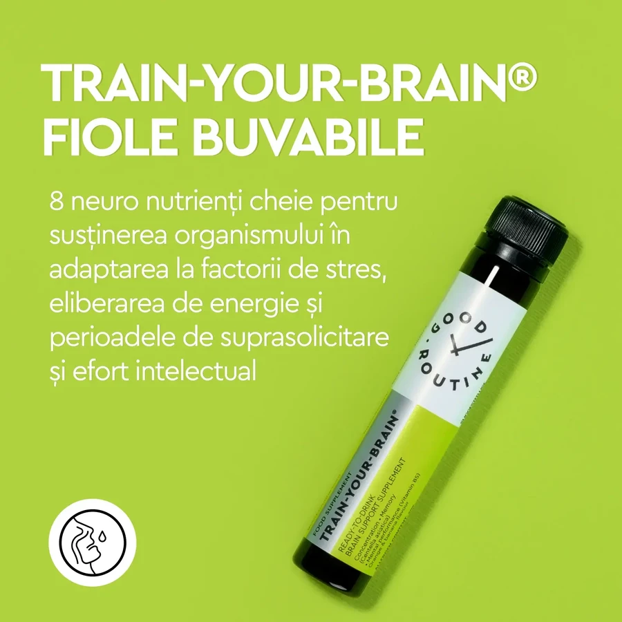 Train-Your-Brain, 9 vials 25 ml, Good Routine SECOM
