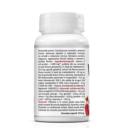 Premium vitamine C 1000 mg, 2x90 capsules, Zenyth