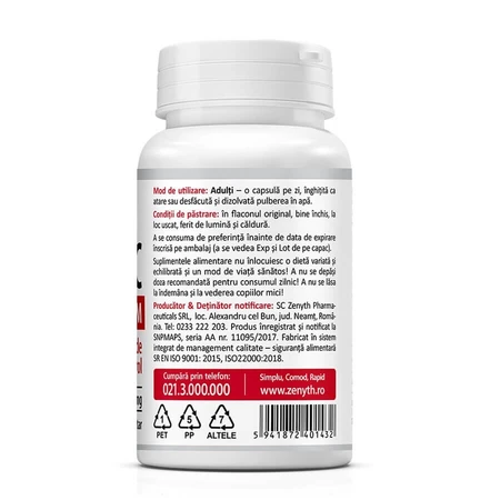 Premium vitamine C 1000 mg, 2x90 capsules, Zenyth