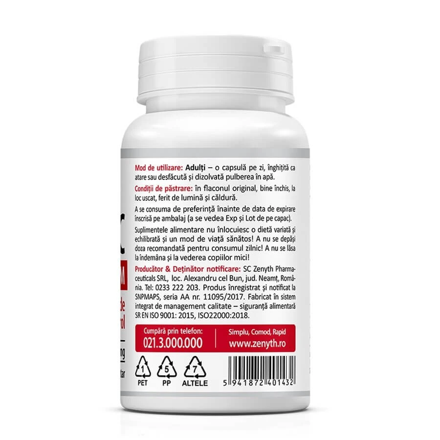 Premium vitamine C 1000 mg, 2x90 capsules, Zenyth