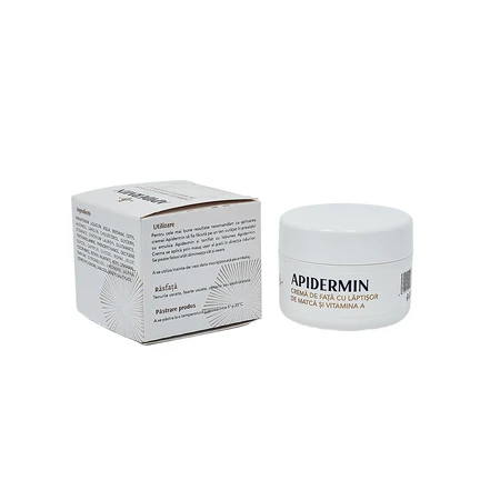 Apidermin face cream with royal jelly and Vitamin A, 2x50 ml, Complex Apicol Veceslav