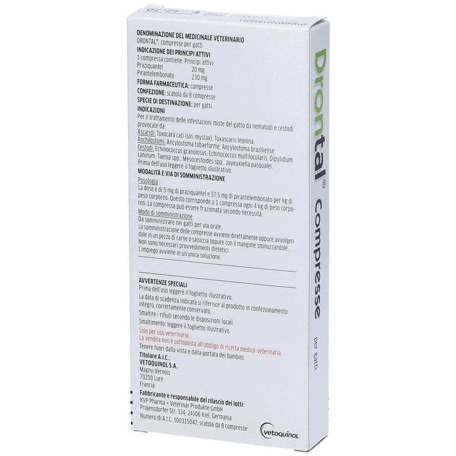 Drontal for Cats, 2x8 tablets, Bayer