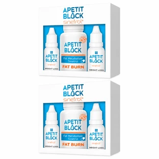 Apetit Block Sinetrol Set 60 capsules + 4x15 ml