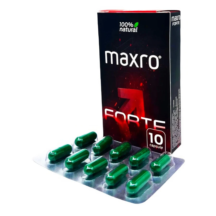 Maxro Forte Formula 100 naturala 10 capsule, Mad House