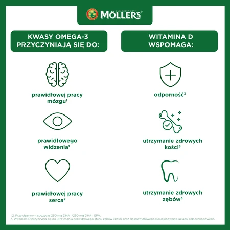 Ulei de pește Gold cu Omega-3, aromă de lămâie, 3x250 ml, Möller’s