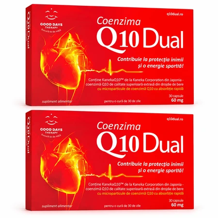 Coenzima Q10 Dual 60 mg, 2x30 capsule, Good Days Therapy