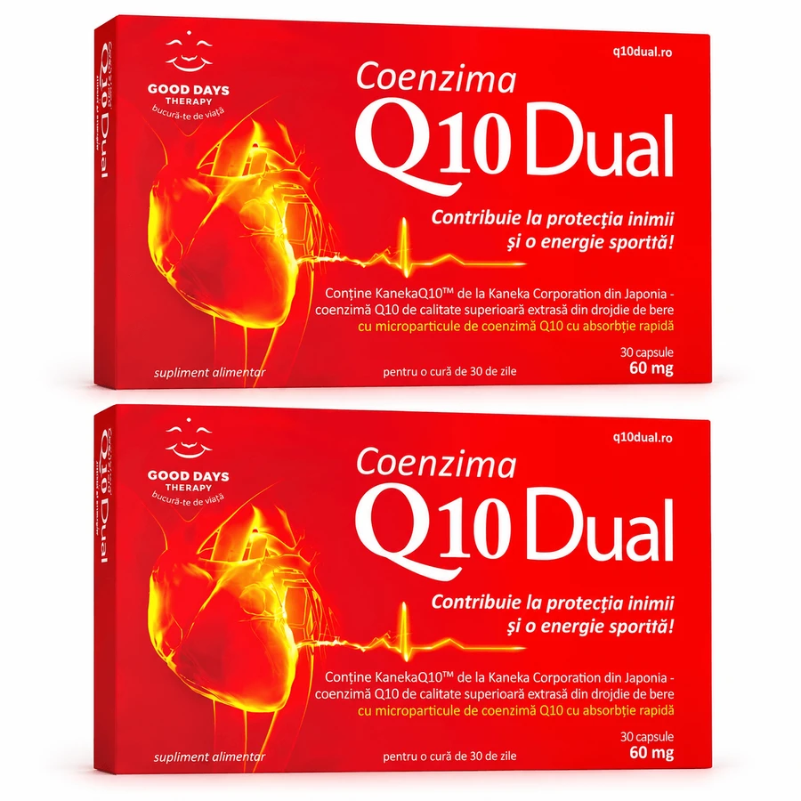 Coenzima Q10 Dual 60 mg, 2x30 capsule, Good Days Therapy
