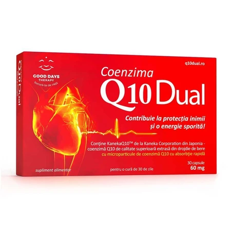 Coenzima Q10 Dual 60 mg, 2x30 capsule, Good Days Therapy