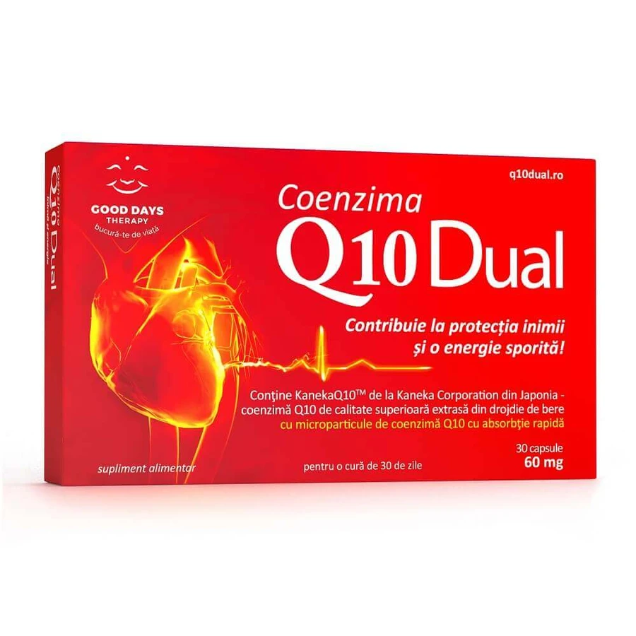 Coenzima Q10 Dual 60 mg, 2x30 capsule, Good Days Therapy